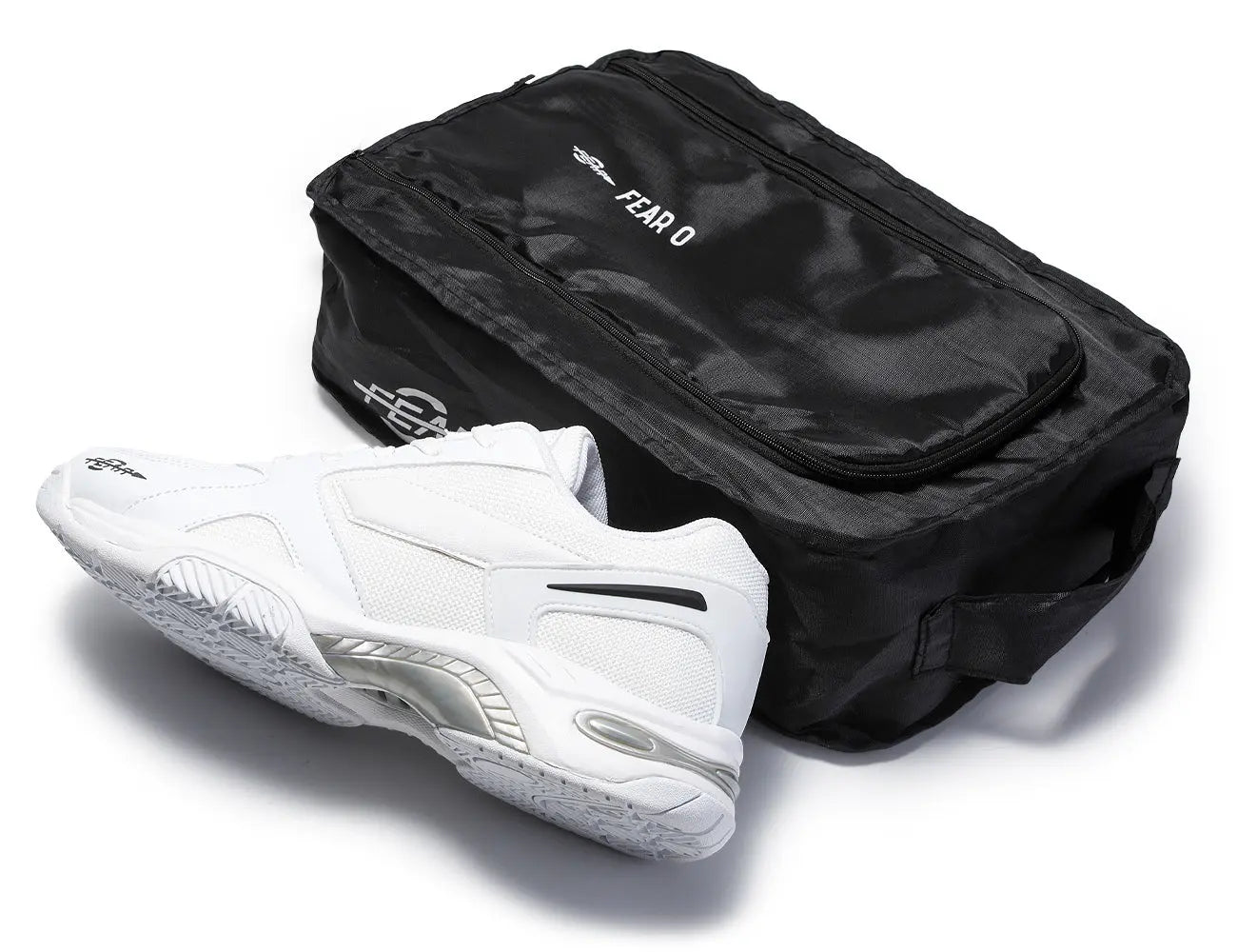 Men's High Arch Firm Support All-In-One White Walking Shoes.