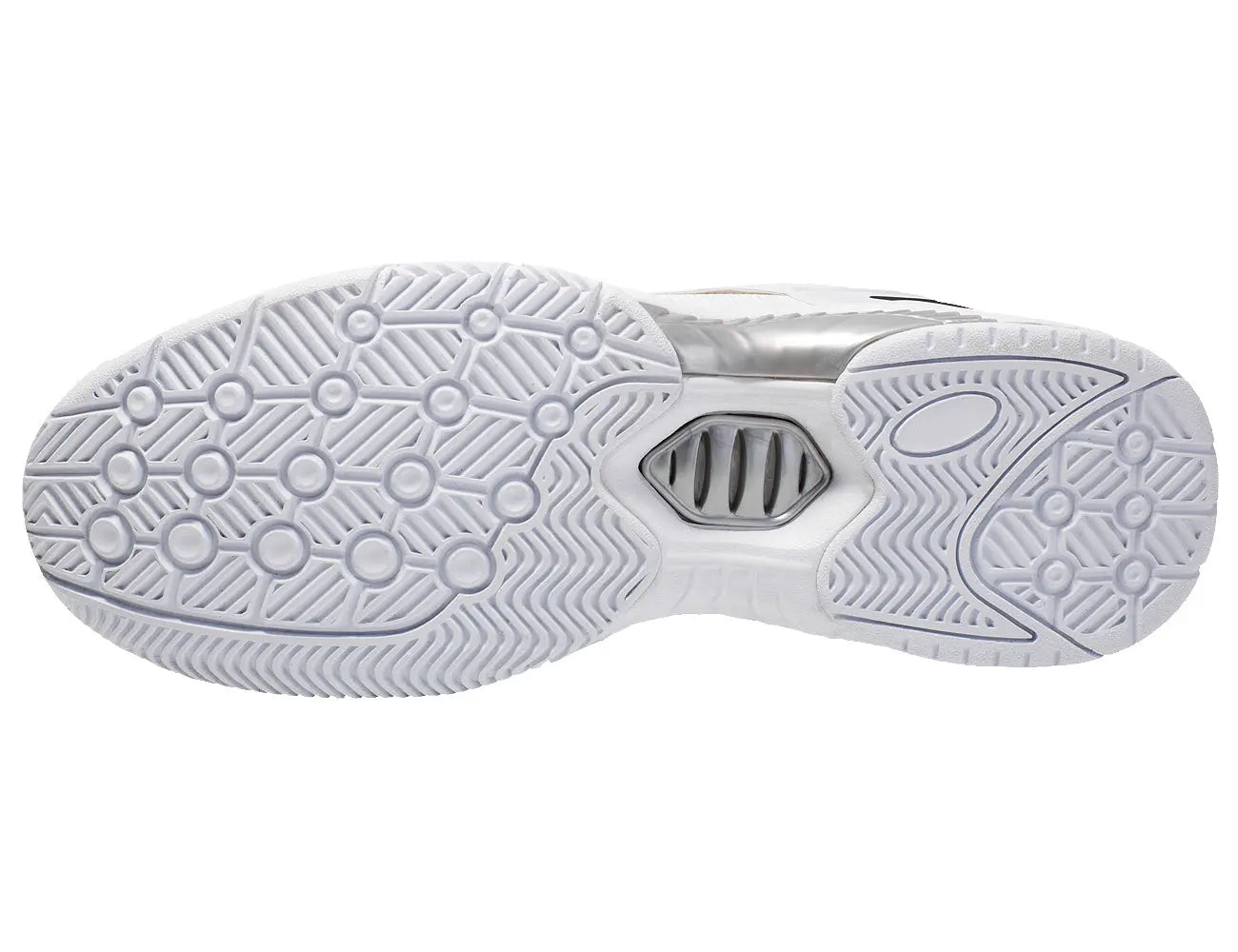 Men's High Arch Firm Support All-In-One White Walking Shoes.