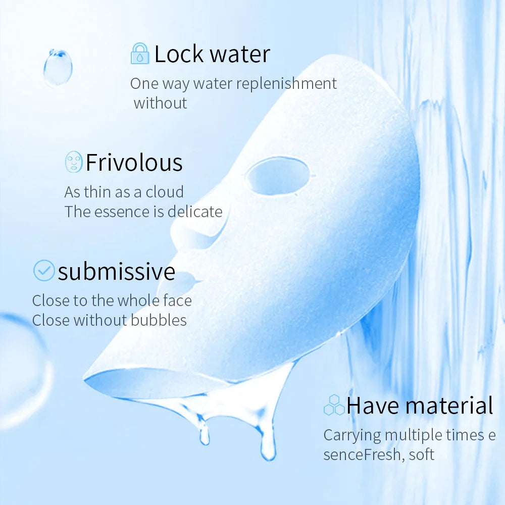20pcs BIOAQUA Centella Collagen Face Mask VC Moisturizing Refreshing
