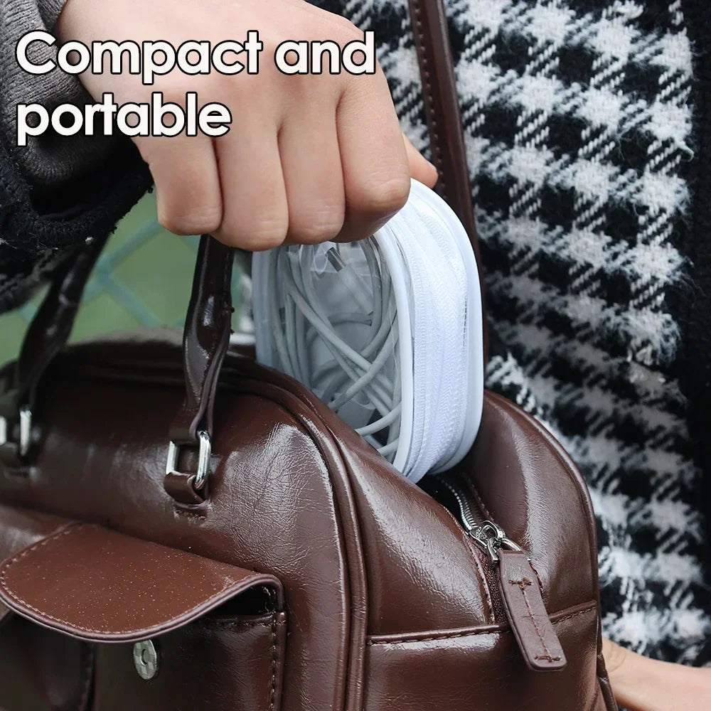 Portable Mini Clear Zipper Storage Bag Multifunctional Storage Bag