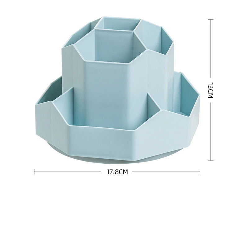 360 Degree Rotating Pen Holder Desk Stationery Organizer Stand Large