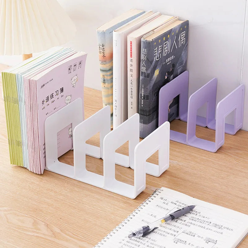 Multi-function Book Magazine Bookshelf Storage Bookends Stand Desk
