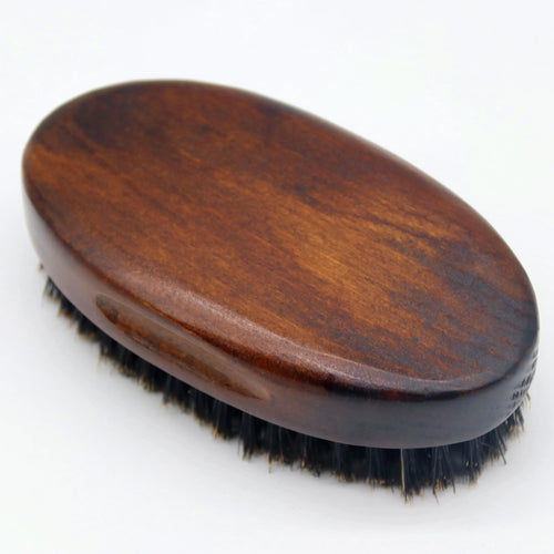 Wooden Hair Beard Brush For Men Natural Wood Comb Boar Bristle