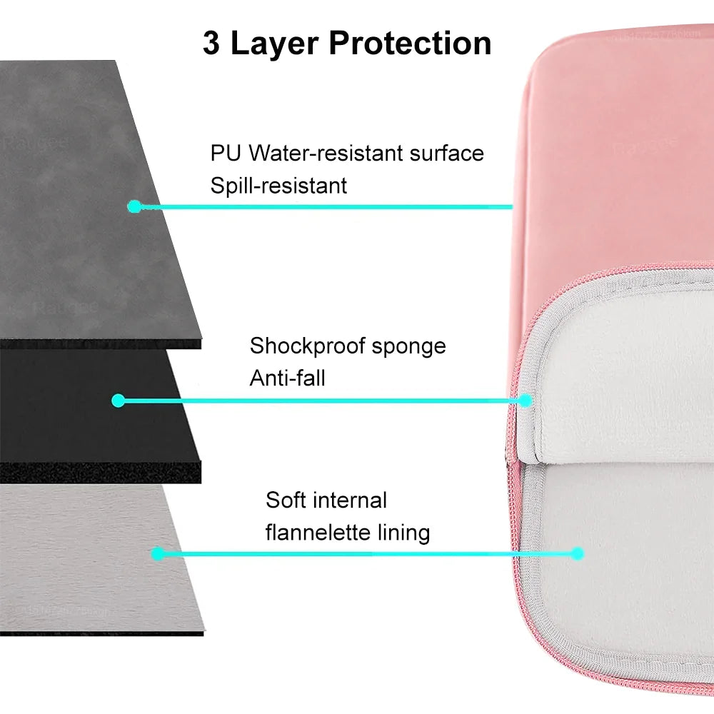 Laptop Sleeve Bag for Macbook Air Pro 13 13.3 14 15.4 15.6 Inch