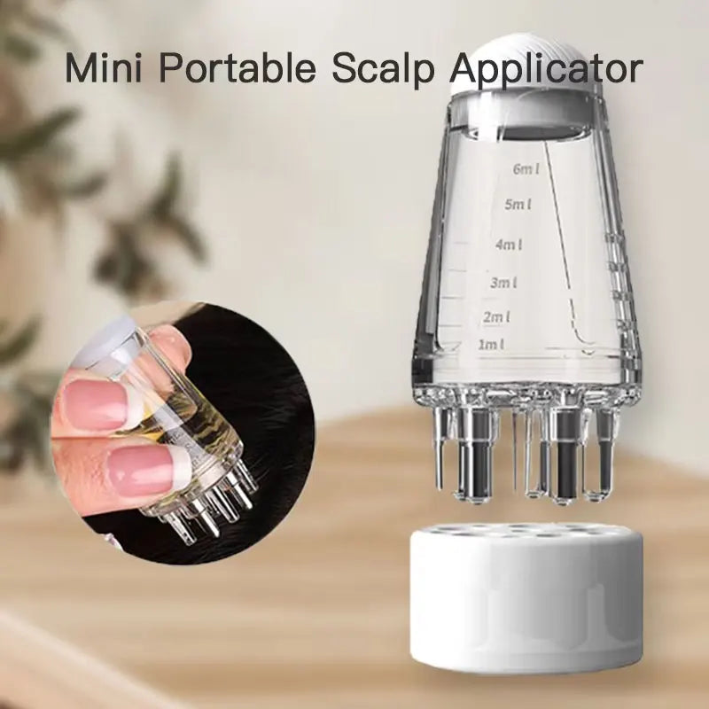 【Hot sales】Scalp Applicator Head Essential Oil Ball Massage Comb 1ml