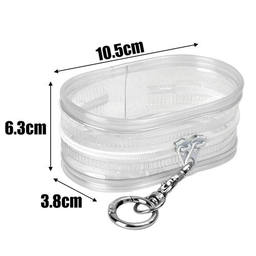 Portable Mini Clear Zipper Storage Bag Multifunctional Storage Bag
