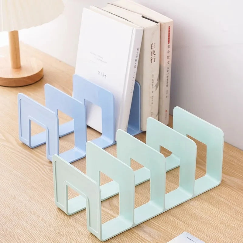 Multi-function Book Magazine Bookshelf Storage Bookends Stand Desk
