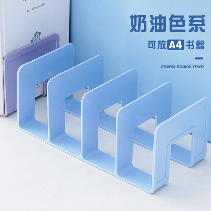 Multi-function Book Magazine Bookshelf Storage Bookends Stand Desk