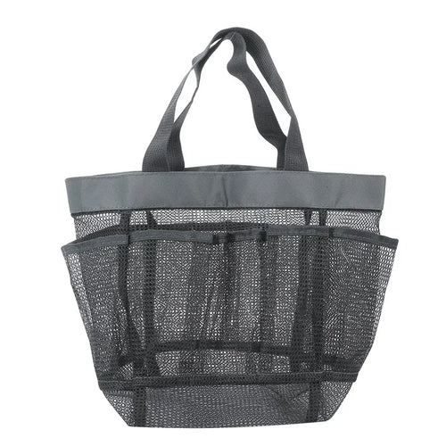 Portable Mesh Shower Caddy Tote Beach Bag Travel Storage Wash Bag