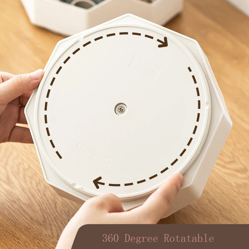 360 Degree Rotating Pen Holder Desk Stationery Organizer Stand Large