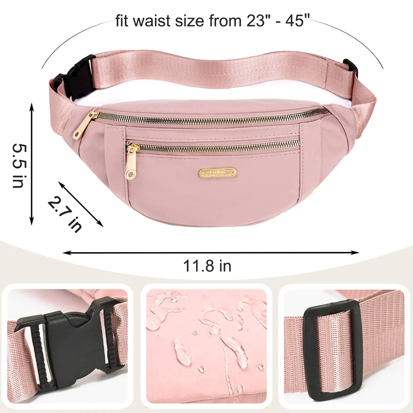 Fanny Packs for Women Men Belt Bag Fashion Waist Packs Lightweight