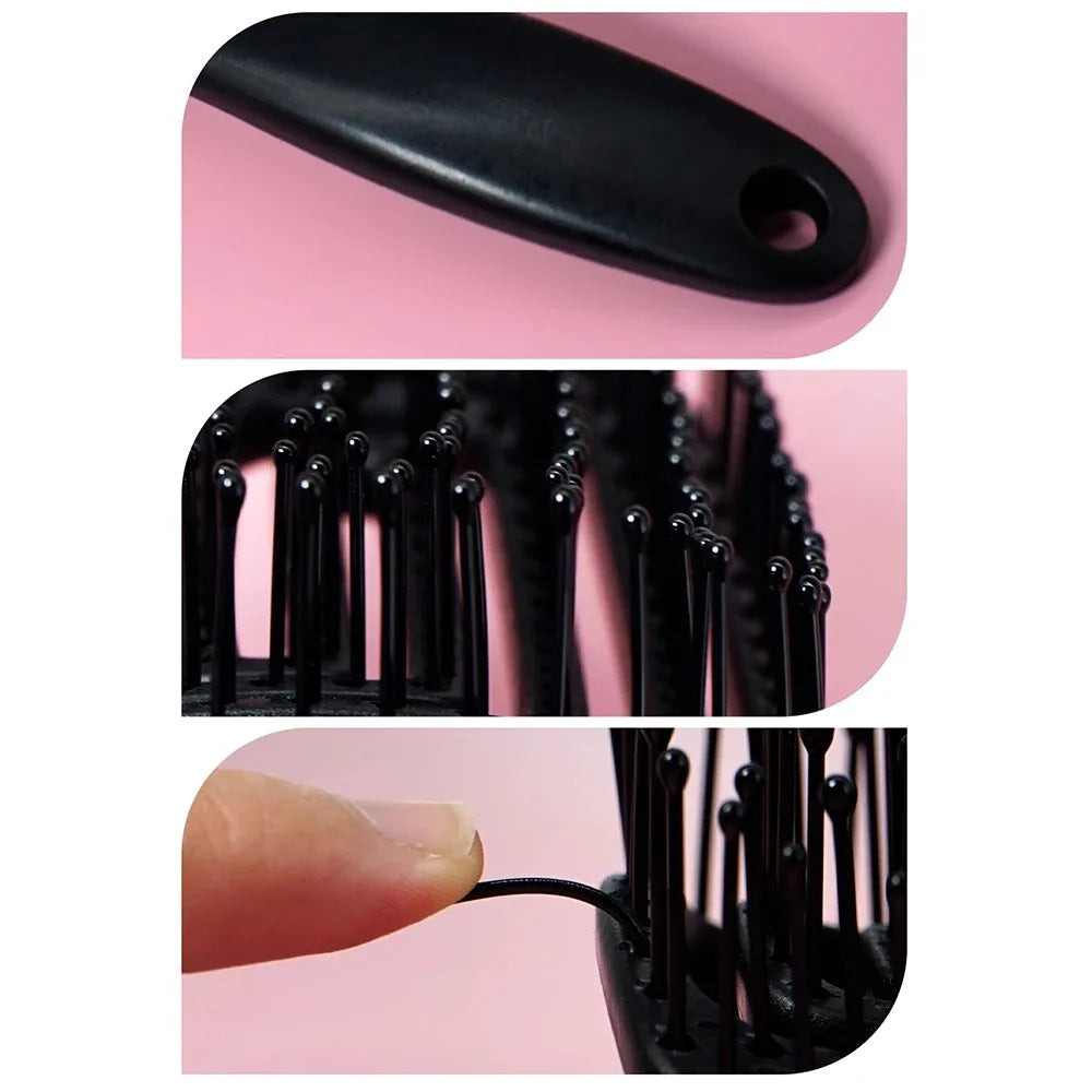 Square Hollow Massage Comb Massage Meridians Scalp Hair Styling
