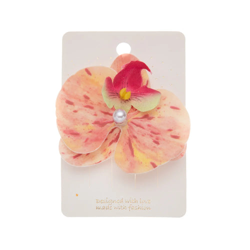 Artificial Orchid Flower Hair Clips for Woman