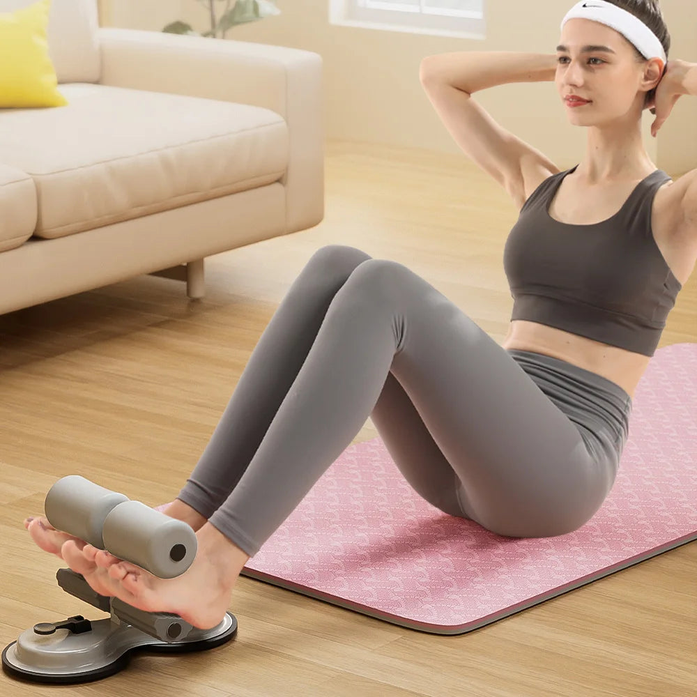 Portable Sit Up Assistant With Tension Rope Fitness Equipment Support
