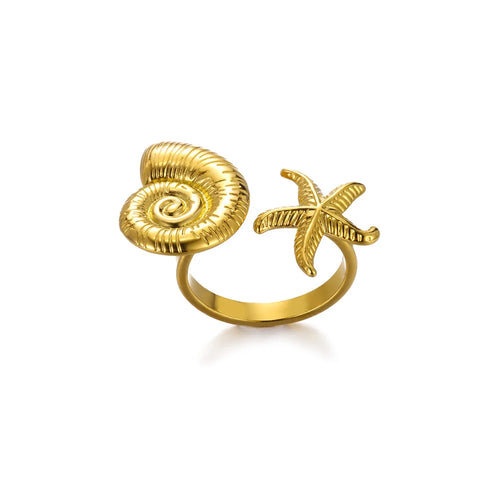 Elegant Stainless Steel Boho Bloom &Shine Ring Collection