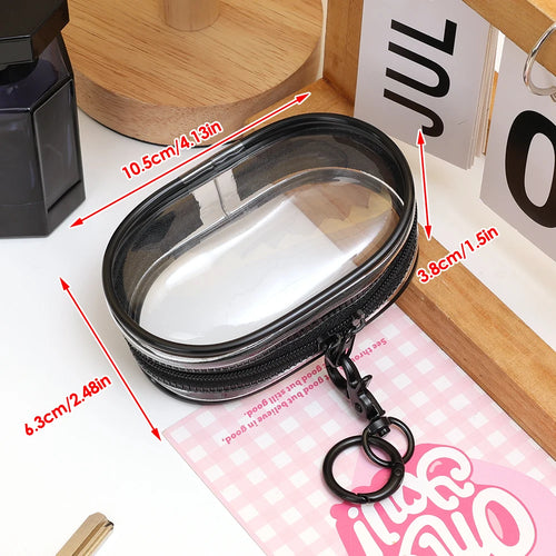 Portable Mini Clear Zipper Storage Bag Multifunctional Storage Bag
