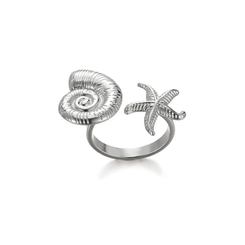 Elegant Stainless Steel Boho Bloom &Shine Ring Collection