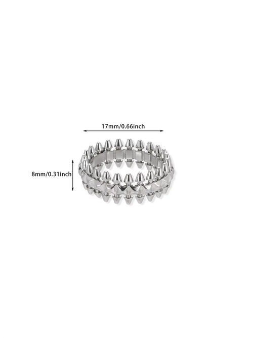 Elegant Stainless Steel Boho Bloom &Shine Ring Collection