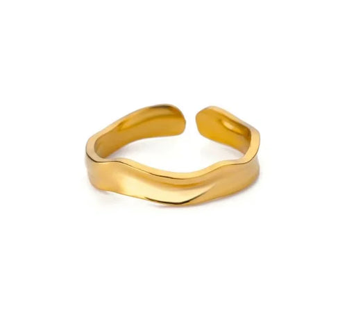 Elegant Stainless Steel Boho Bloom &Shine Ring Collection