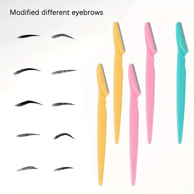 3/5Pcs Eyebrow Razors, Multipurpose Reusable Hair Trimmer, Portable