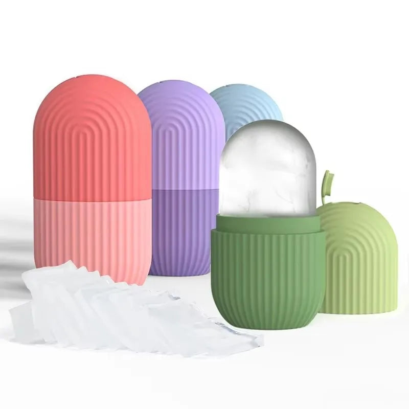 1pc Professional Ice Face Roller - Comforting Ice Cube Tray for Clear