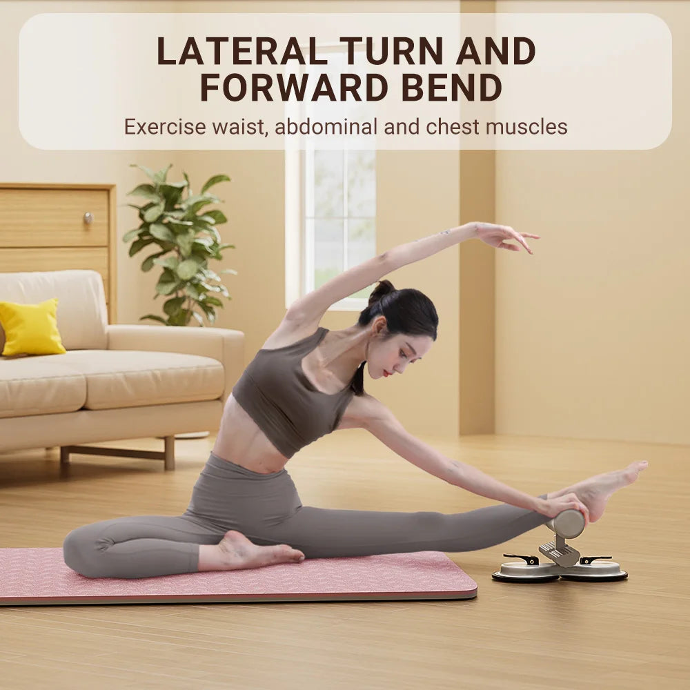 Portable Sit Up Assistant With Tension Rope Fitness Equipment Support