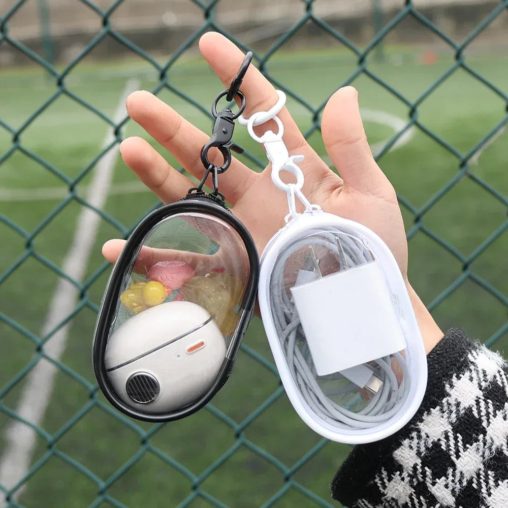 Portable Mini Clear Zipper Storage Bag Multifunctional Storage Bag