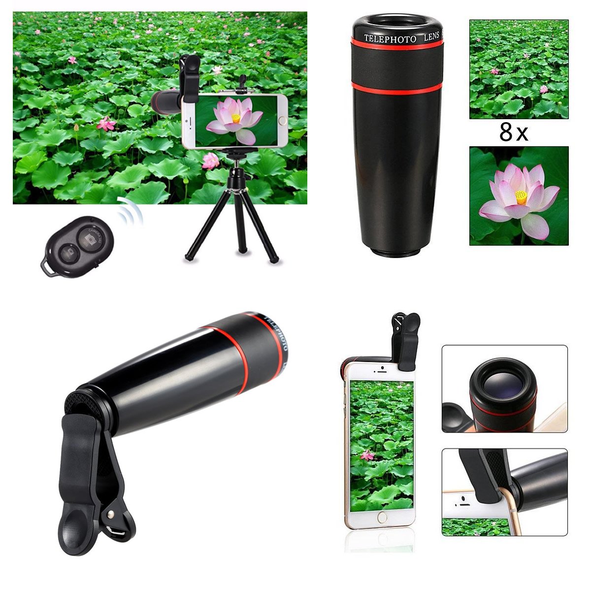 Pro-Series 11-in-1 Smartphone Lens kit  Wide, Macro, Telephoto & More