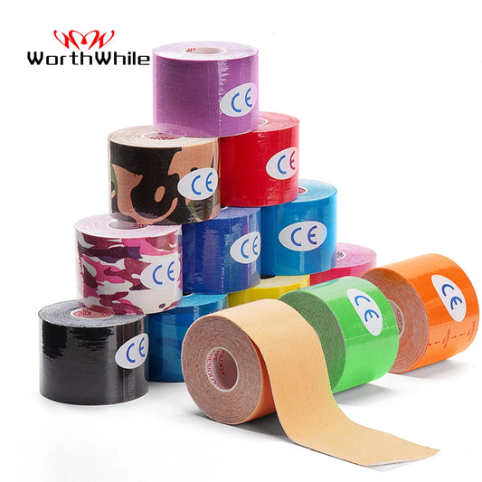 5 Size Kinesiology Tape Athletic Recovery Self Adherent