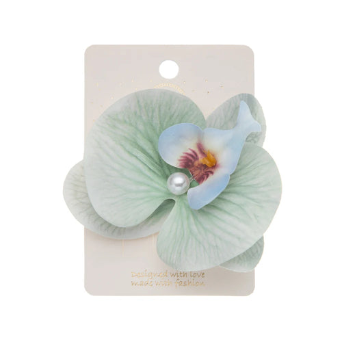 Artificial Orchid Flower Hair Clips for Woman