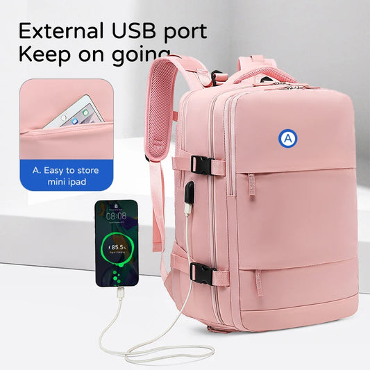 Large Travel Backpack For Women Men Hiking Backpack Waterproof Outdoor