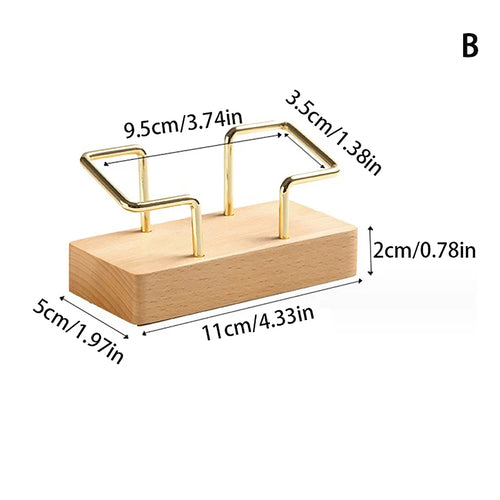 Business Card Holder Organizer Office Desk Display Stand Memo Counter