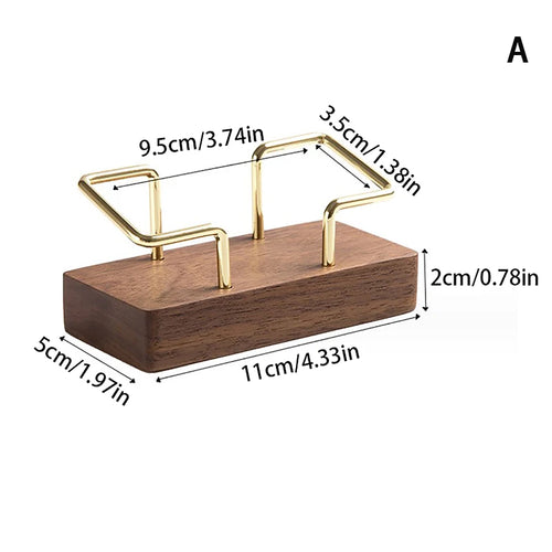 Business Card Holder Organizer Office Desk Display Stand Memo Counter