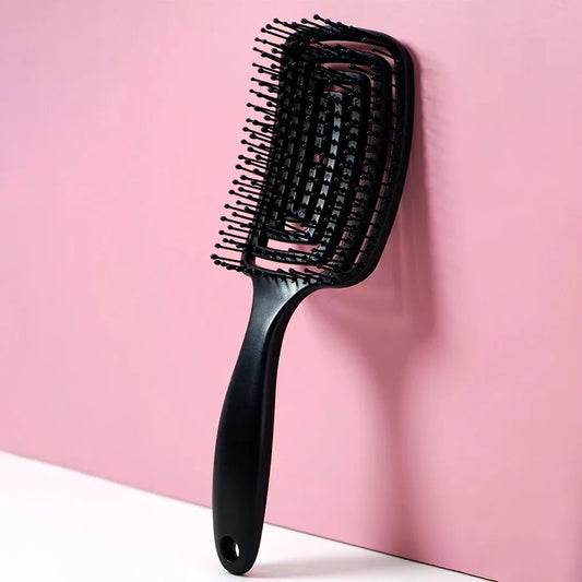 Square Hollow Massage Comb Massage Meridians Scalp Hair Styling