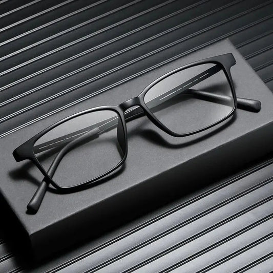 Blue Light Blocking Reading Glasses Men Women Ultralight TR90 Titanium