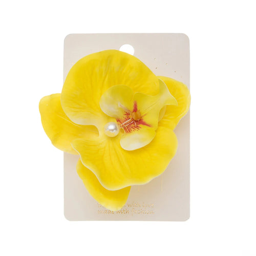 Artificial Orchid Flower Hair Clips for Woman