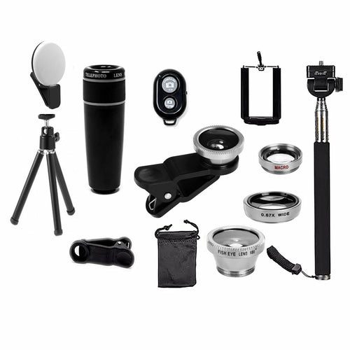Pro-Series 11-in-1 Smartphone Lens kit  Wide, Macro, Telephoto & More